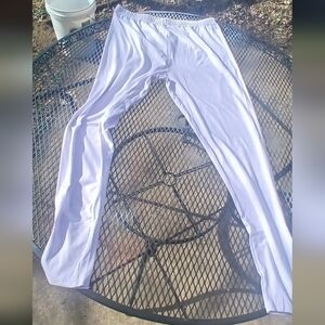 NWOT White Stretch Capris 3XL -5 XL